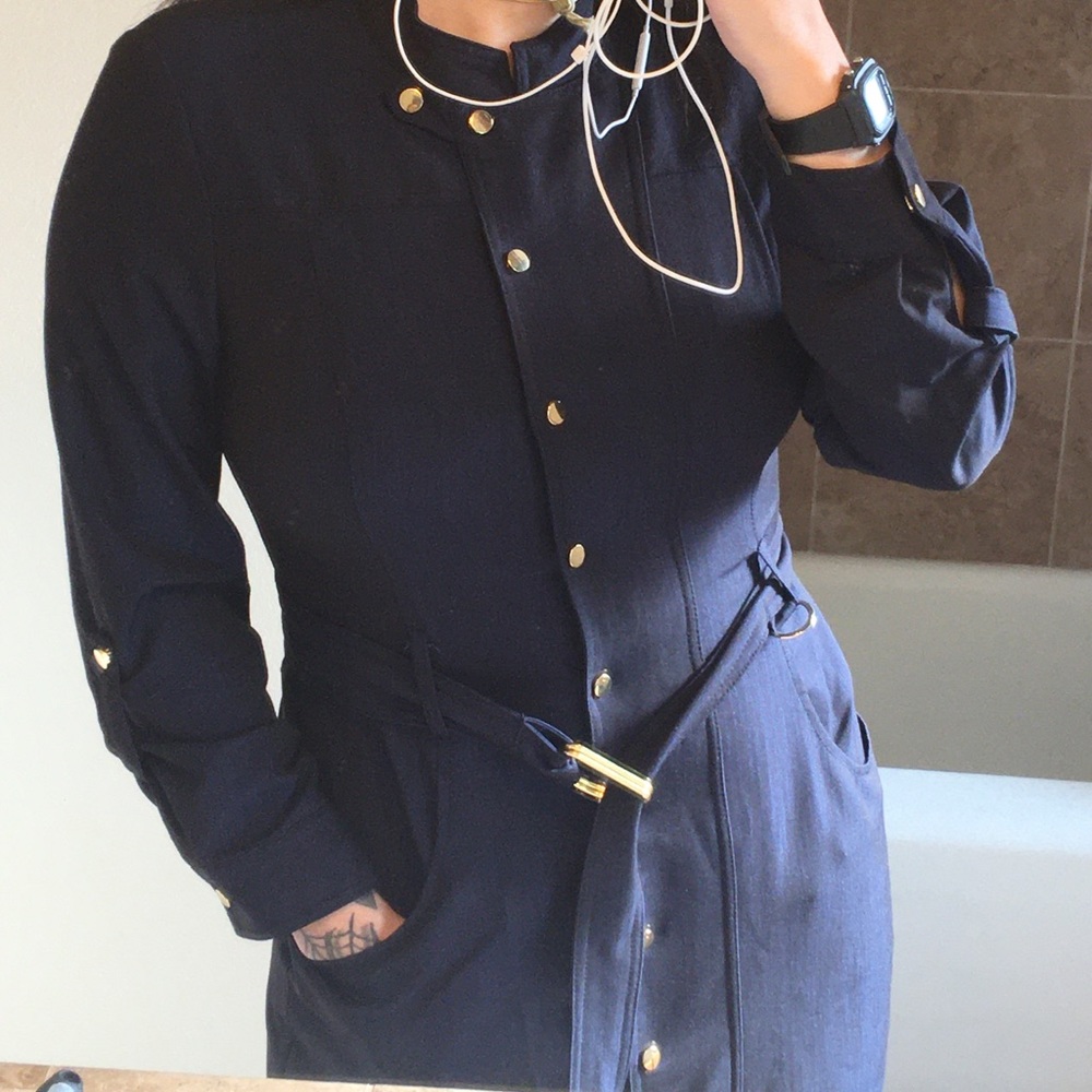 Calvin Klein Zipper Dress